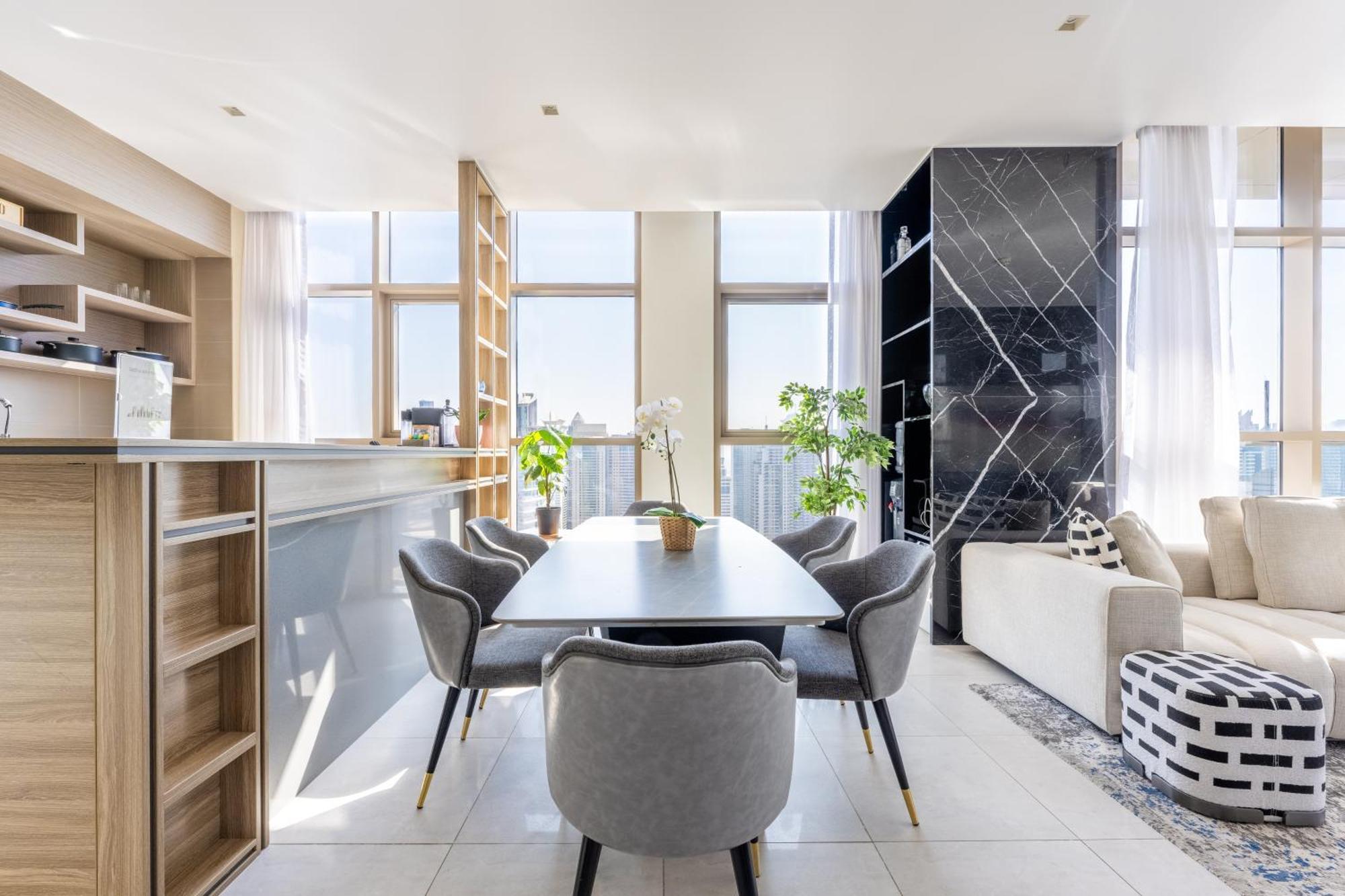 Exclusive Marina Stay - Posh 3Br With Stunning Views Dubái Exterior foto